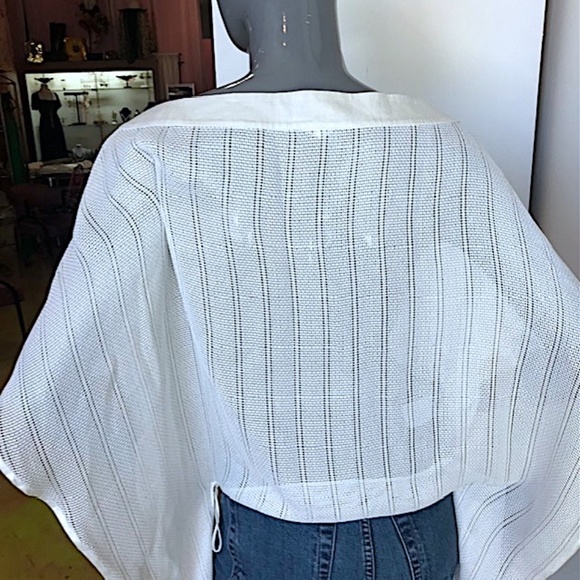 VMT Open-Weave Swimsuit Coverup w/ Linen Neckline NWOT/sz: XS/S - Picture 7 of 7